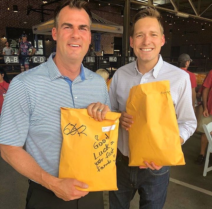 Gov. Stitt stopped by! Wish the governor and Lt. Gov. Pinnell good luck on…