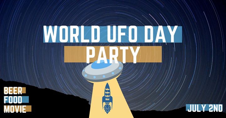 World UFO Day is July 2nd. One week from today! Join us for beer,…