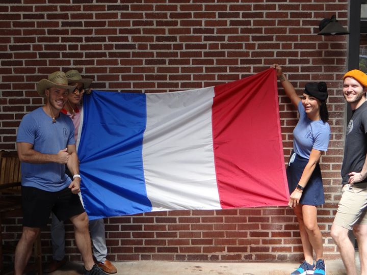 Tomorrow. 2pm at the brewery. #FIFAWomensWorldCup ️ USA vs. France. Freedom Fries vs. French…