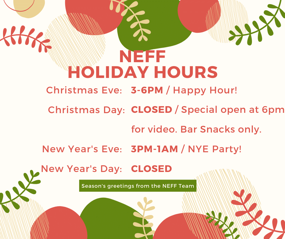 Holiday Hours!?·
…