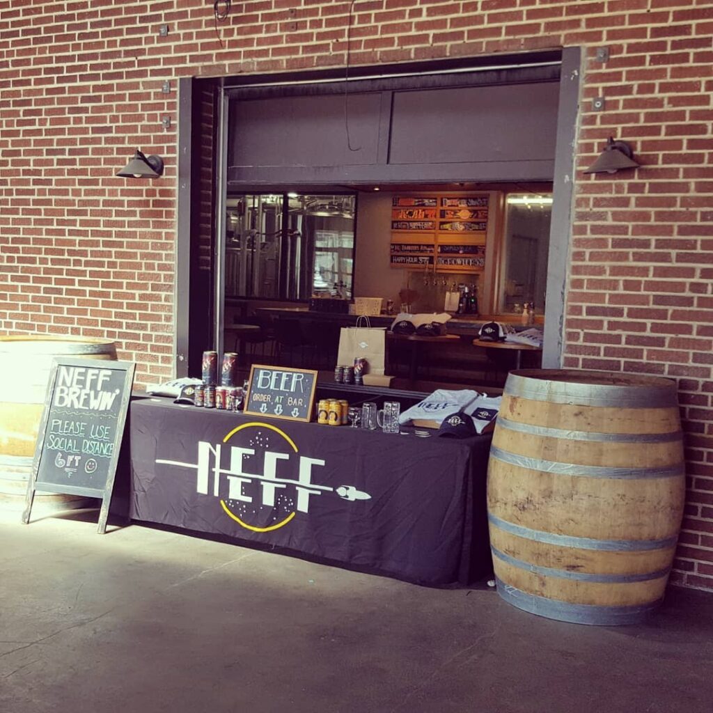 NEFF Brewing is open for take out & patio service!!! ??